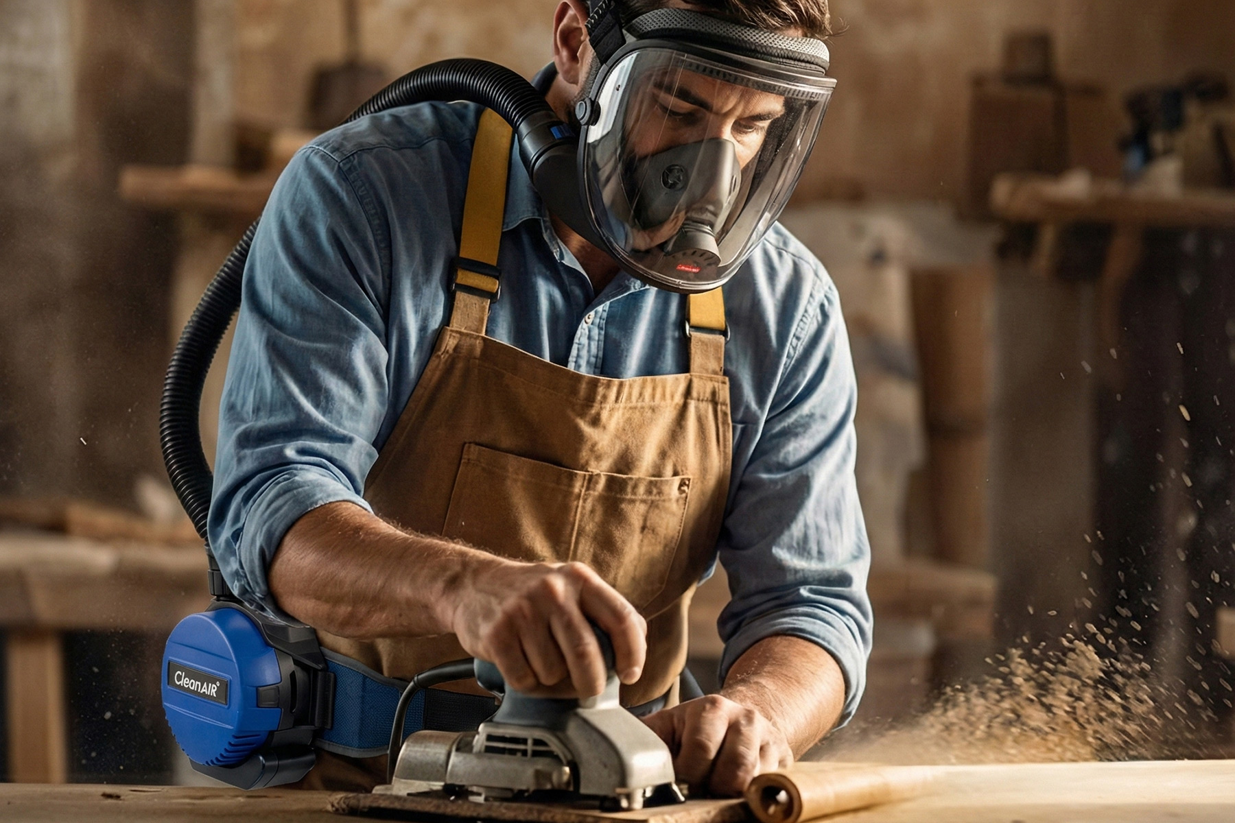Holzstaub in Schreinereien: Gefährdungen, Grenzwerte und Atemschutz